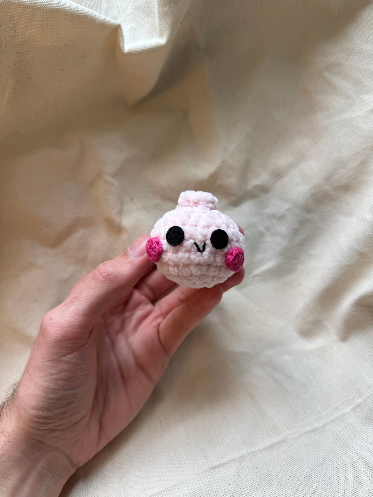 Handmade dumpling plushie