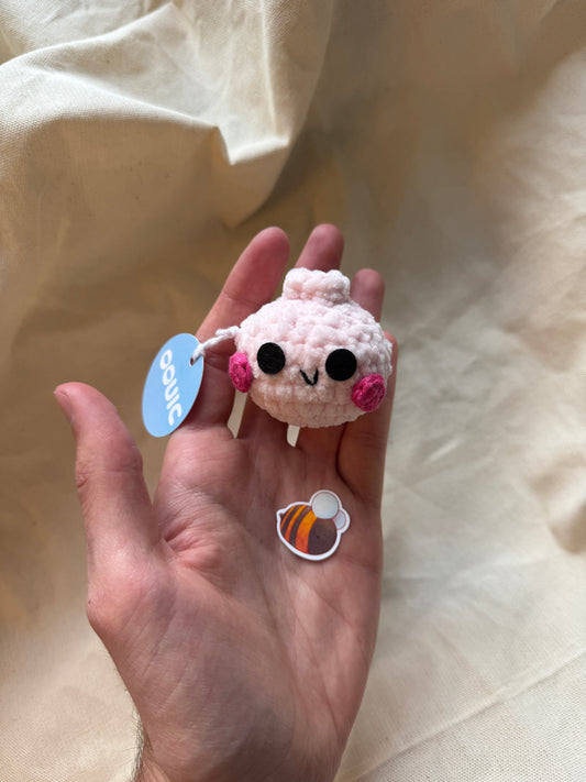 Handmade dumpling plushie