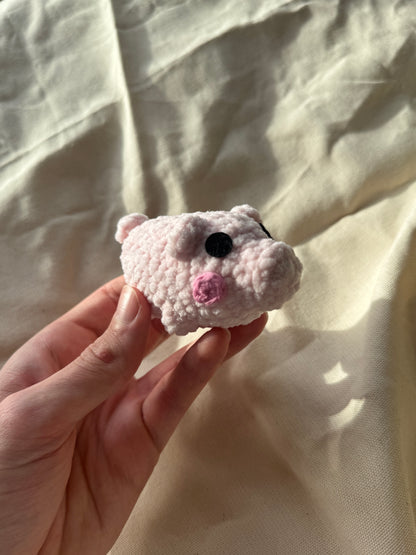Handmade pig plushie