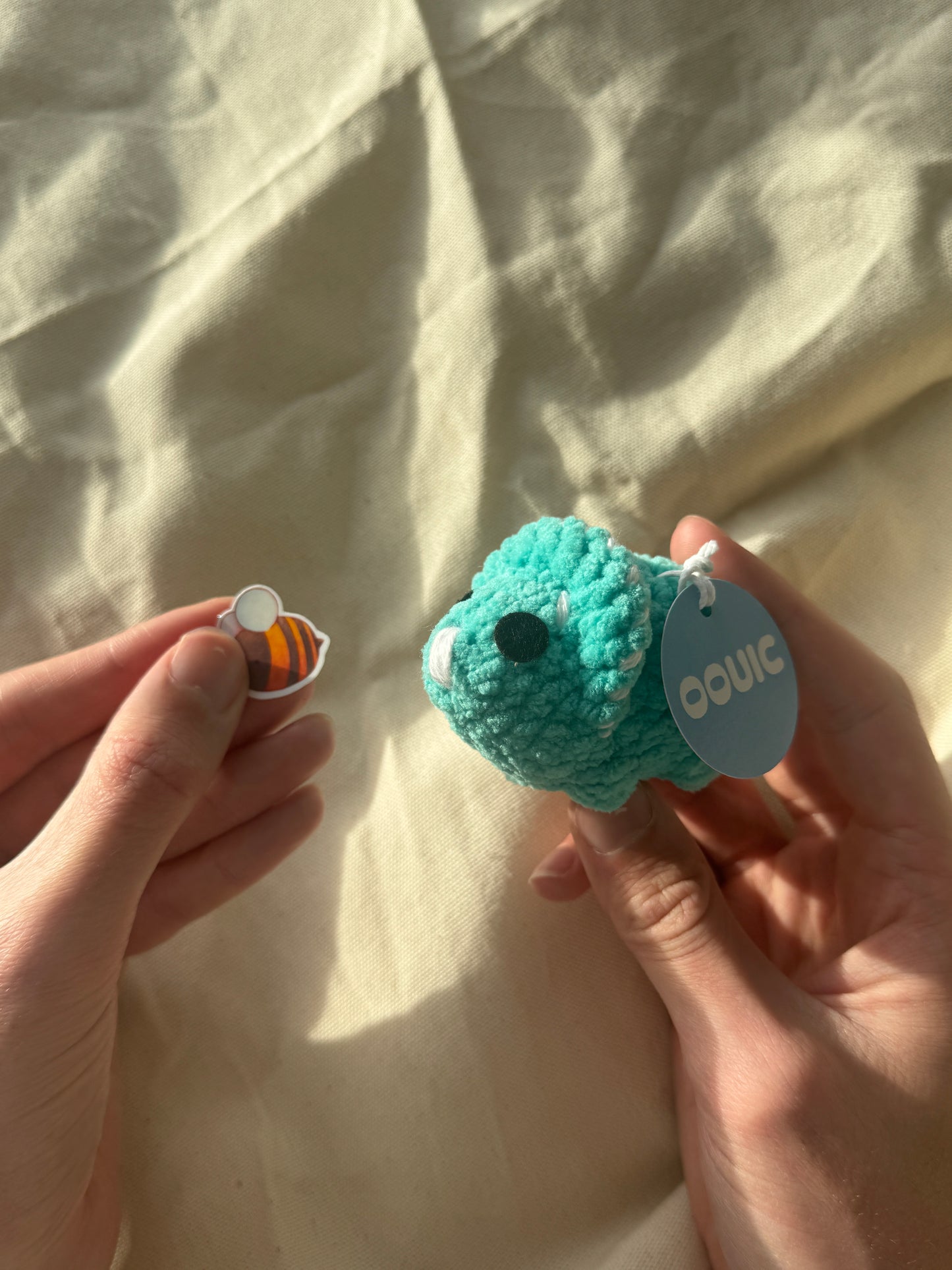 Handmade dinosaur plushie