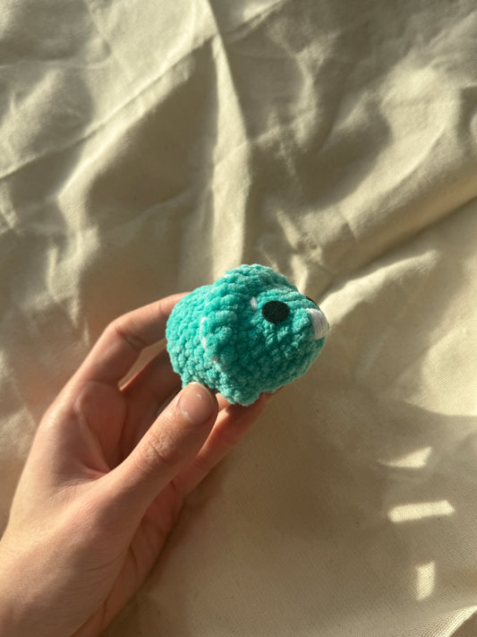 Handmade dinosaur plushie