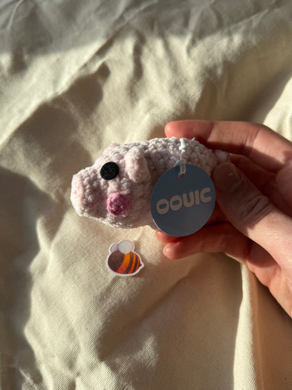 Handmade pig plushie