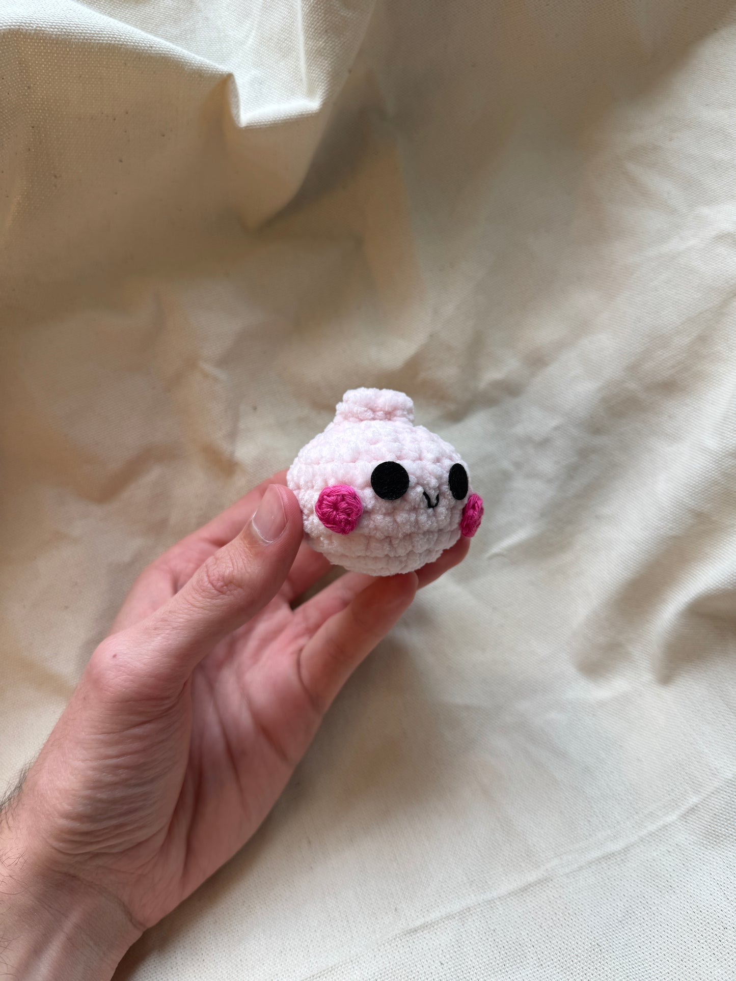 Handmade dumpling plushie