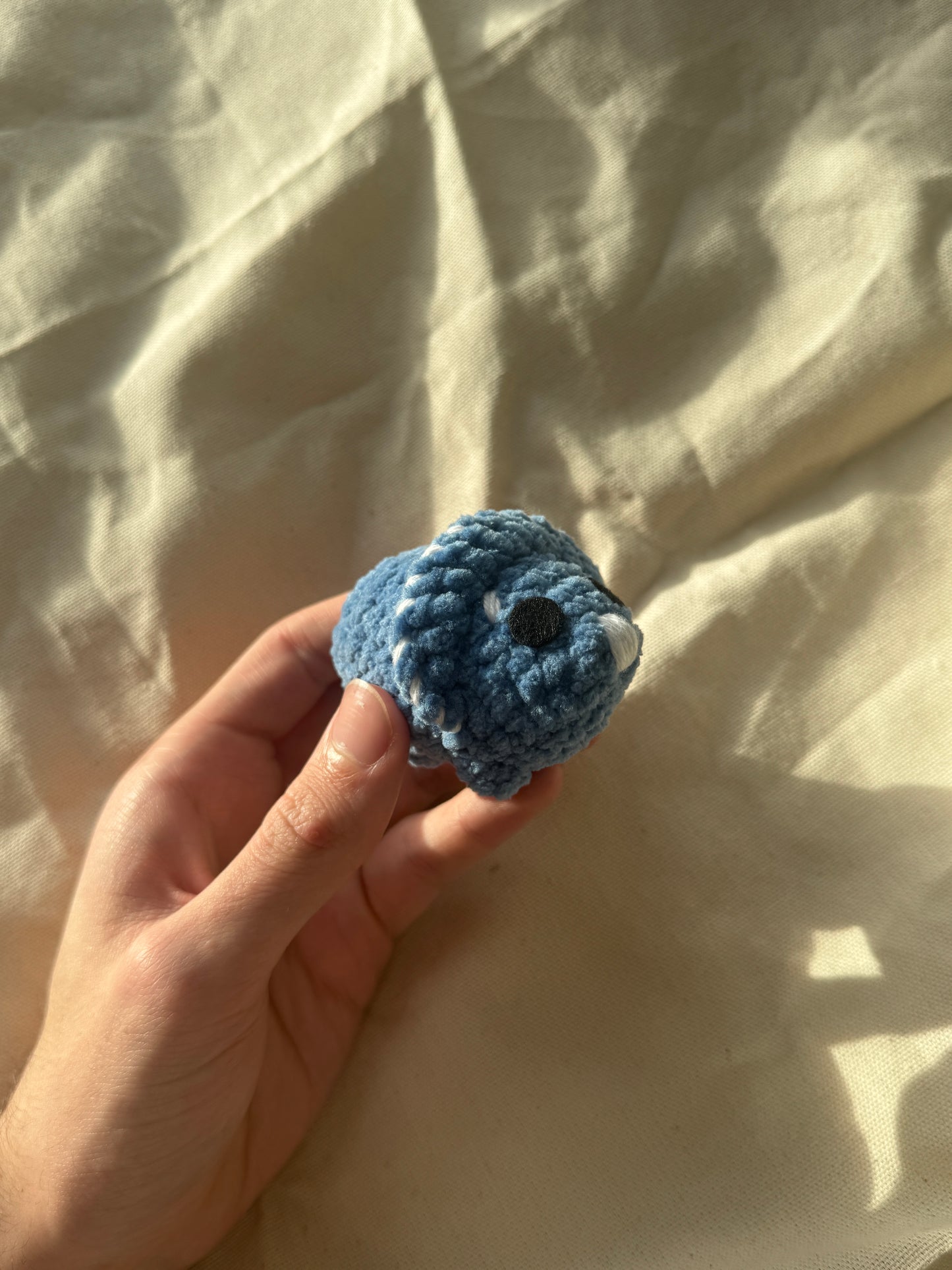 Handmade dinosaur plushie