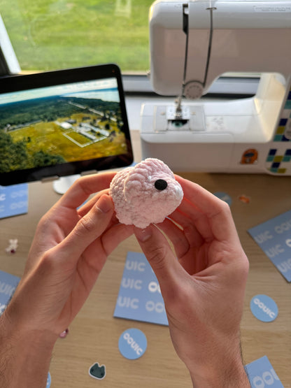 Handmade dinosaur plushie