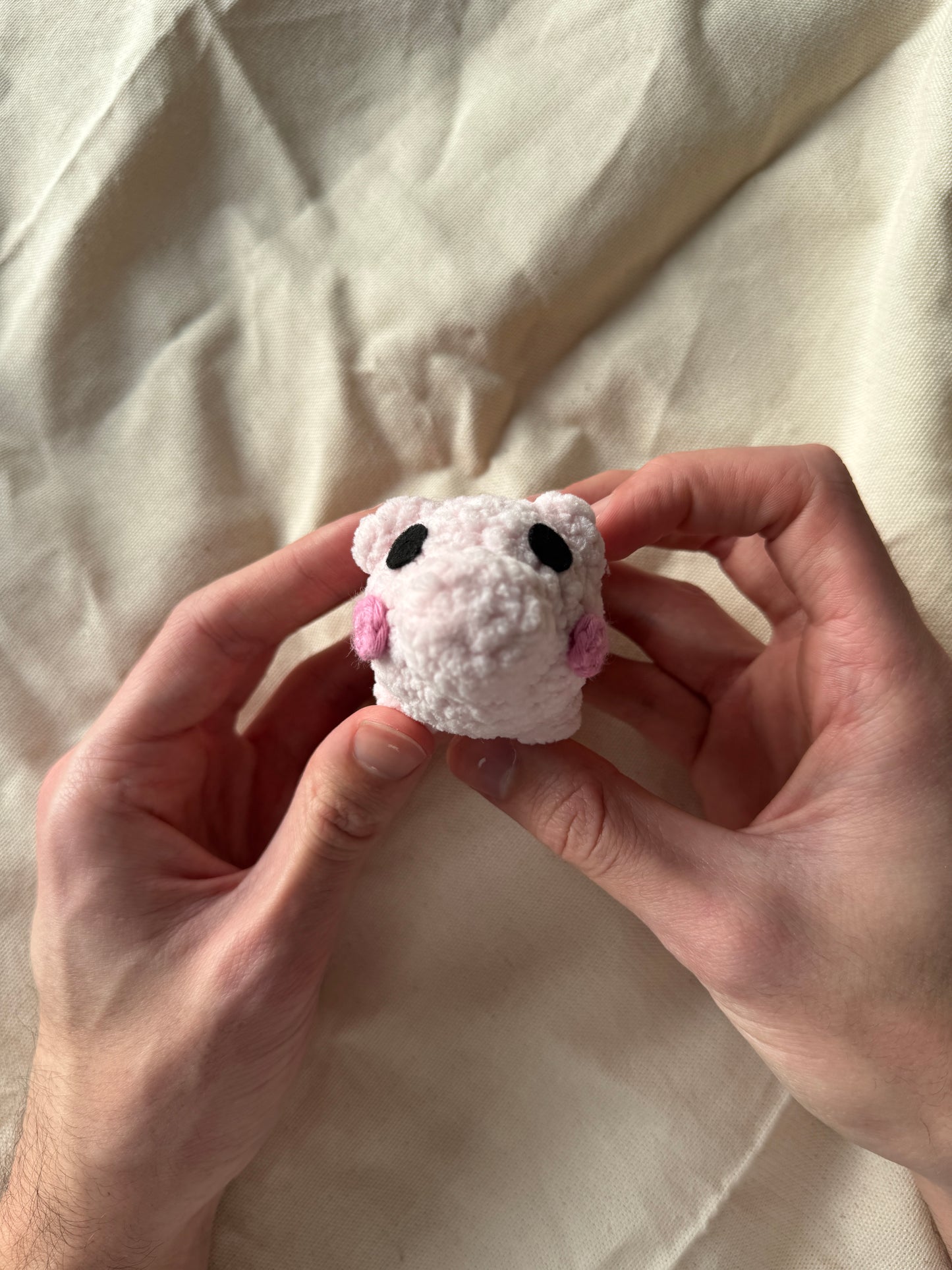 Handmade pig plushie