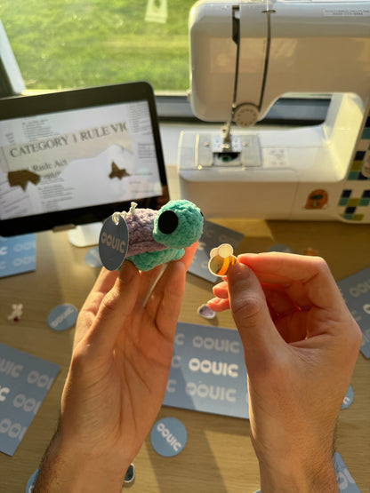 Handmade turtle plushie