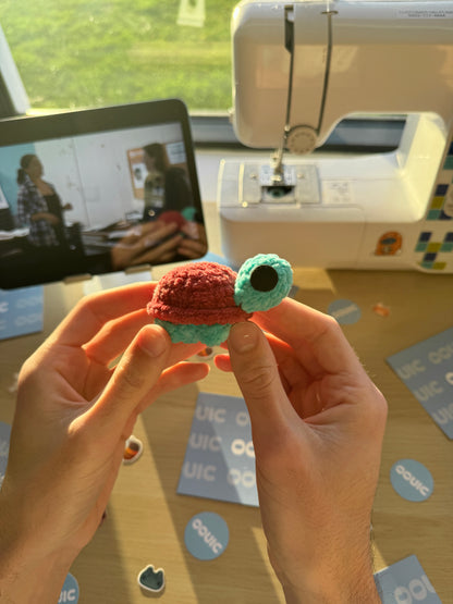 Handmade turtle plushie