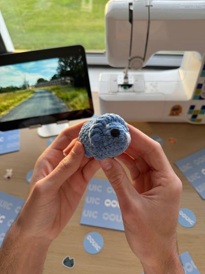 Handmade dinosaur plushie