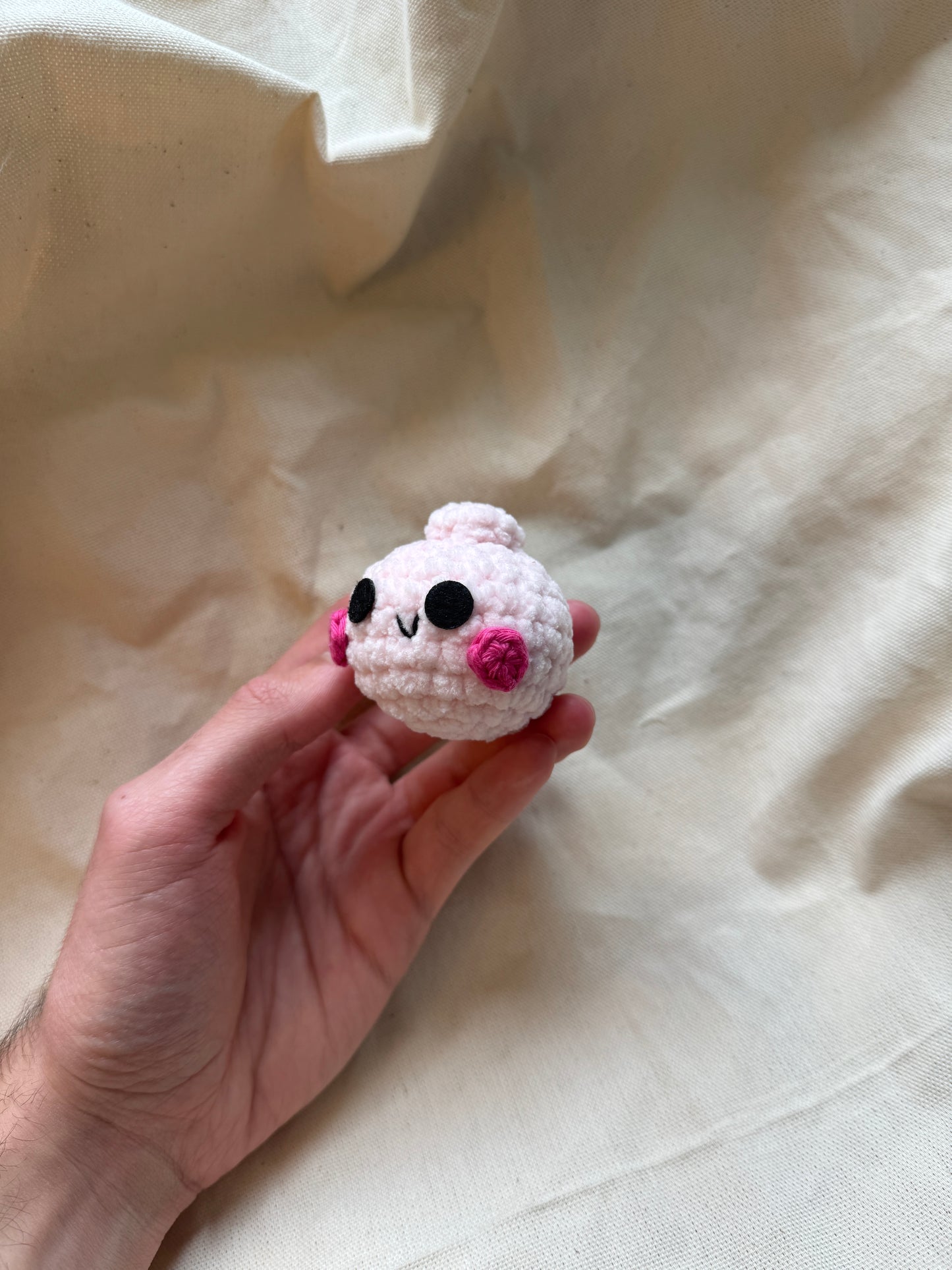 Handmade dumpling plushie