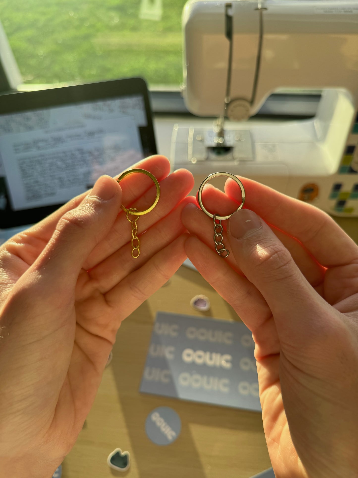 Handmade mini leggy frog plushie