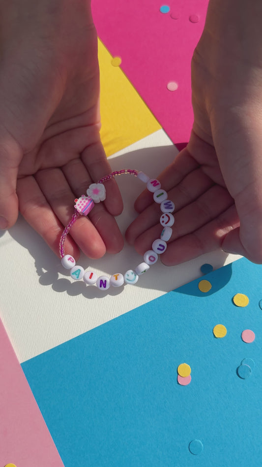 Bracelets by Georgia - paint your mind bracelet (kids bracelet)