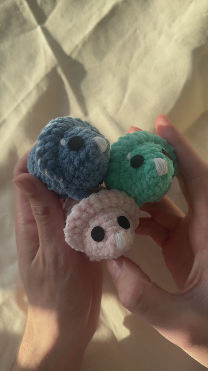 Handmade dinosaur plushie